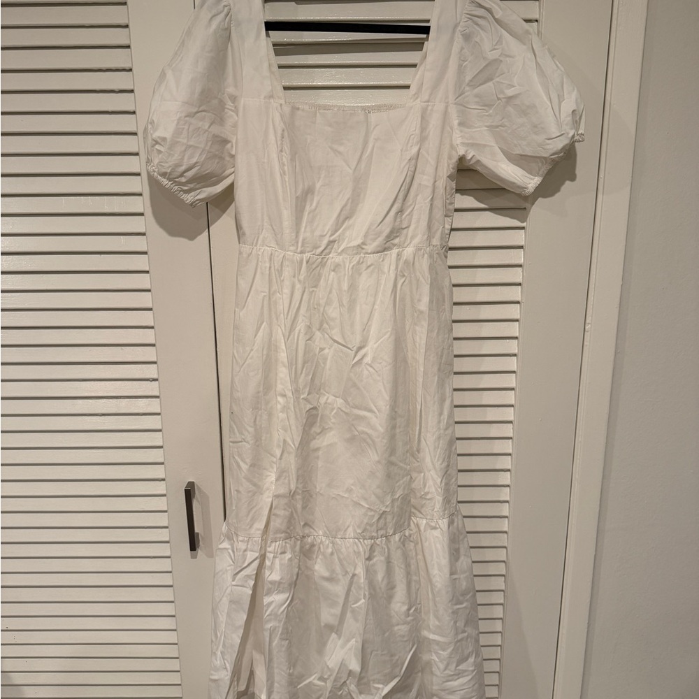 Astr Ivory Gathered Top